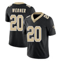 Kdoa NO.Saints #20 Pete Werner Player Black Limited Vapor Untouchable Home Game Stitched Jerseys