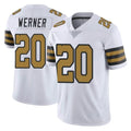 Kdoa NO.Saints #20 Pete Werner Player White Limited Color Rush Home Game Stitched Jerseys