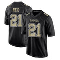 Kdoa NO.Saints #21 Justin Reid Player Black Carbon Fashion Home Game Stitched Jerseys