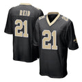 Kdoa NO.Saints #21 Justin Reid Player Black Home Game Stitched Jerseys
