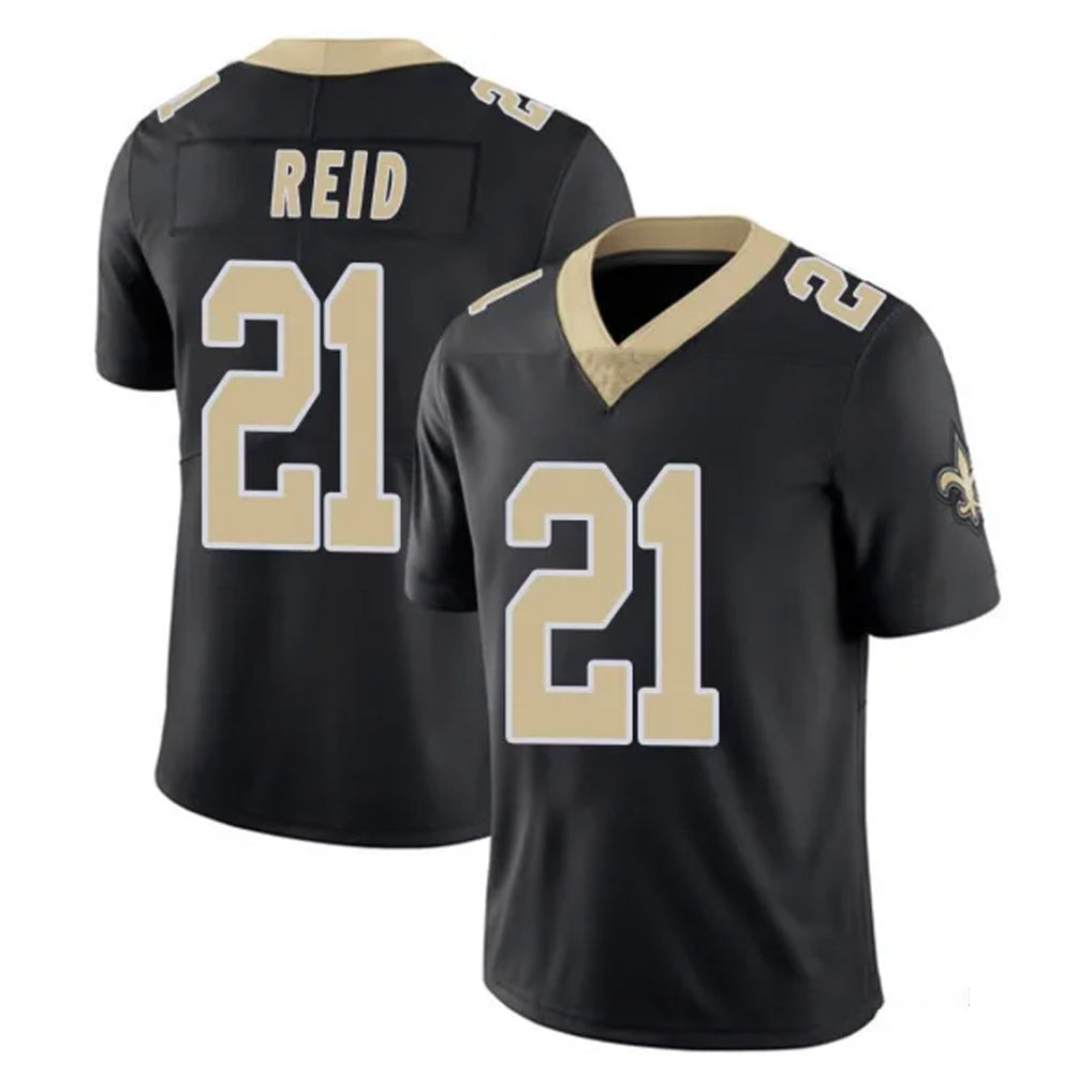Kdoa NO.Saints #21 Justin Reid Player Black Limited Vapor Untouchable Home Game Stitched Jerseys