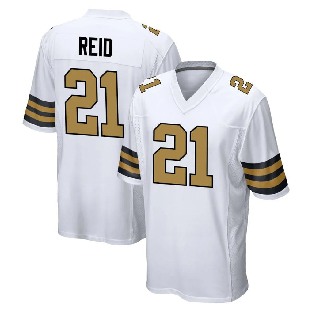 Kdoa NO.Saints #21 Justin Reid Player White Alternate Home Game Stitched Jerseys