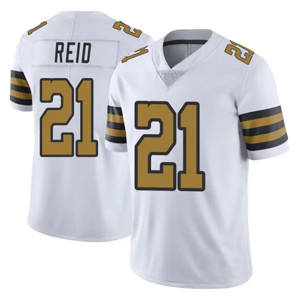 Kdoa NO.Saints #21 Justin Reid Player White Limited Color Rush Home Game Stitched Jerseys