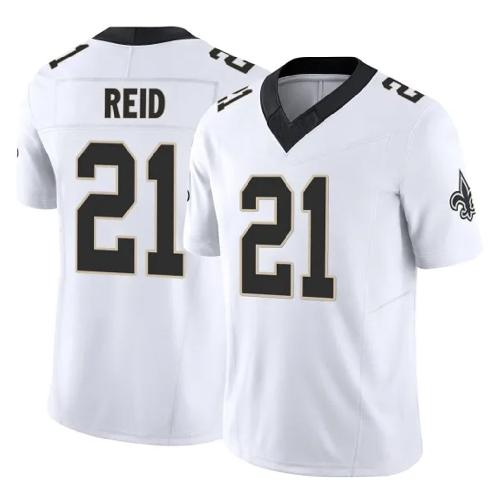 Kdoa NO.Saints #21 Justin Reid Player White Limited Vapor F.U.S.E. Home Game Stitched Jerseys
