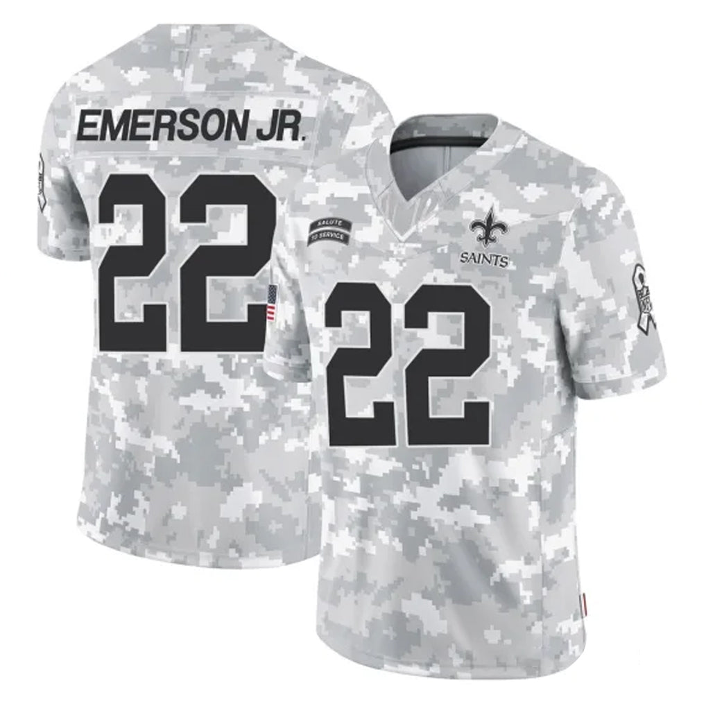Kdoa NO.Saints #22 Martin Emerson Jr. Player Arctic Camo Salute To Service Limited Game Stitched Jerseys