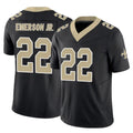 Kdoa NO.Saints #22 Martin Emerson Jr. Player Black Limited Vapor F.U.S.E. Home Game Stitched Jerseys