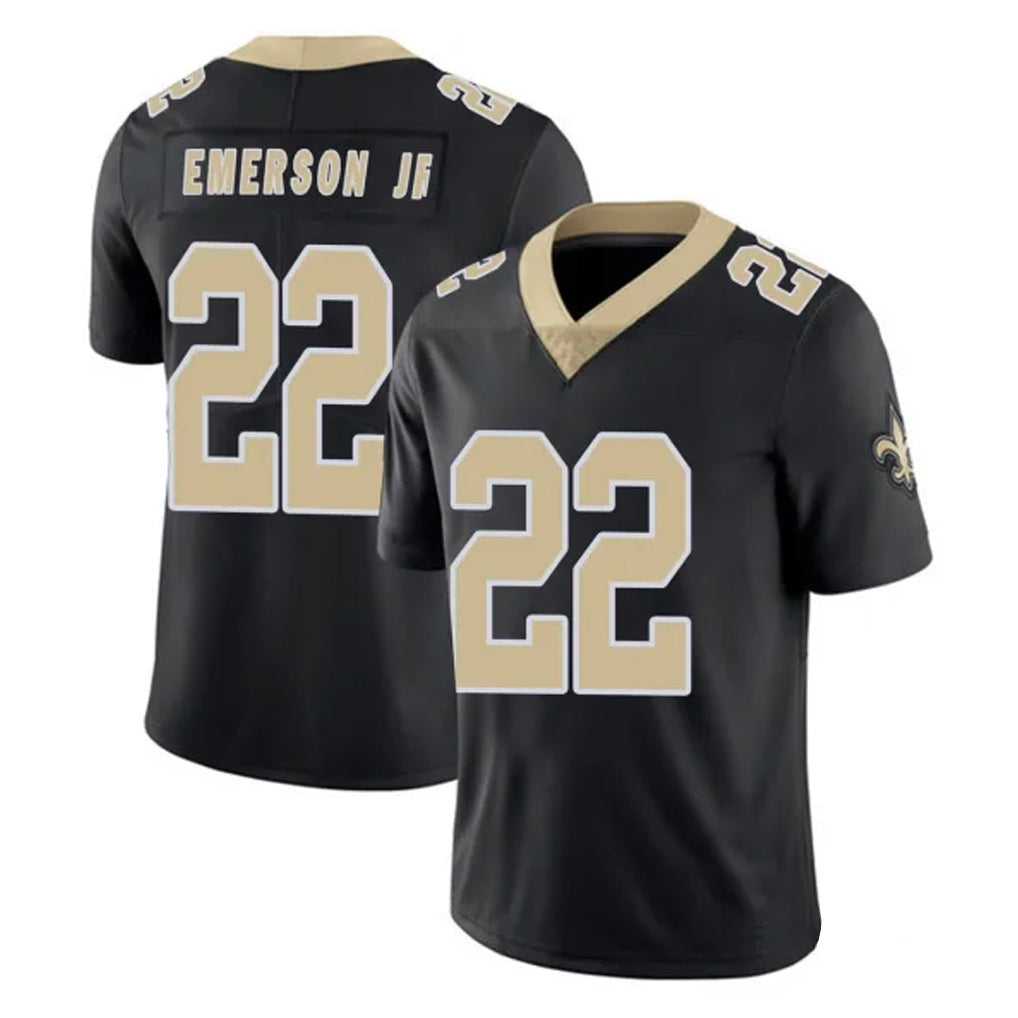 Kdoa NO.Saints #22 Martin Emerson Jr. Player Black Limited Vapor Untouchable Home Game Stitched Jerseys