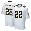 Kdoa NO.Saints #22 Martin Emerson Jr. Player White Home Game Stitched Jerseys