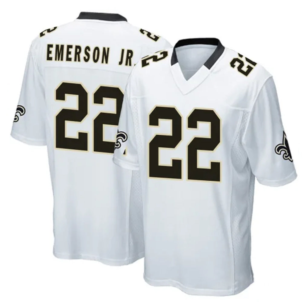 Kdoa NO.Saints #22 Martin Emerson Jr. Player White Home Game Stitched Jerseys
