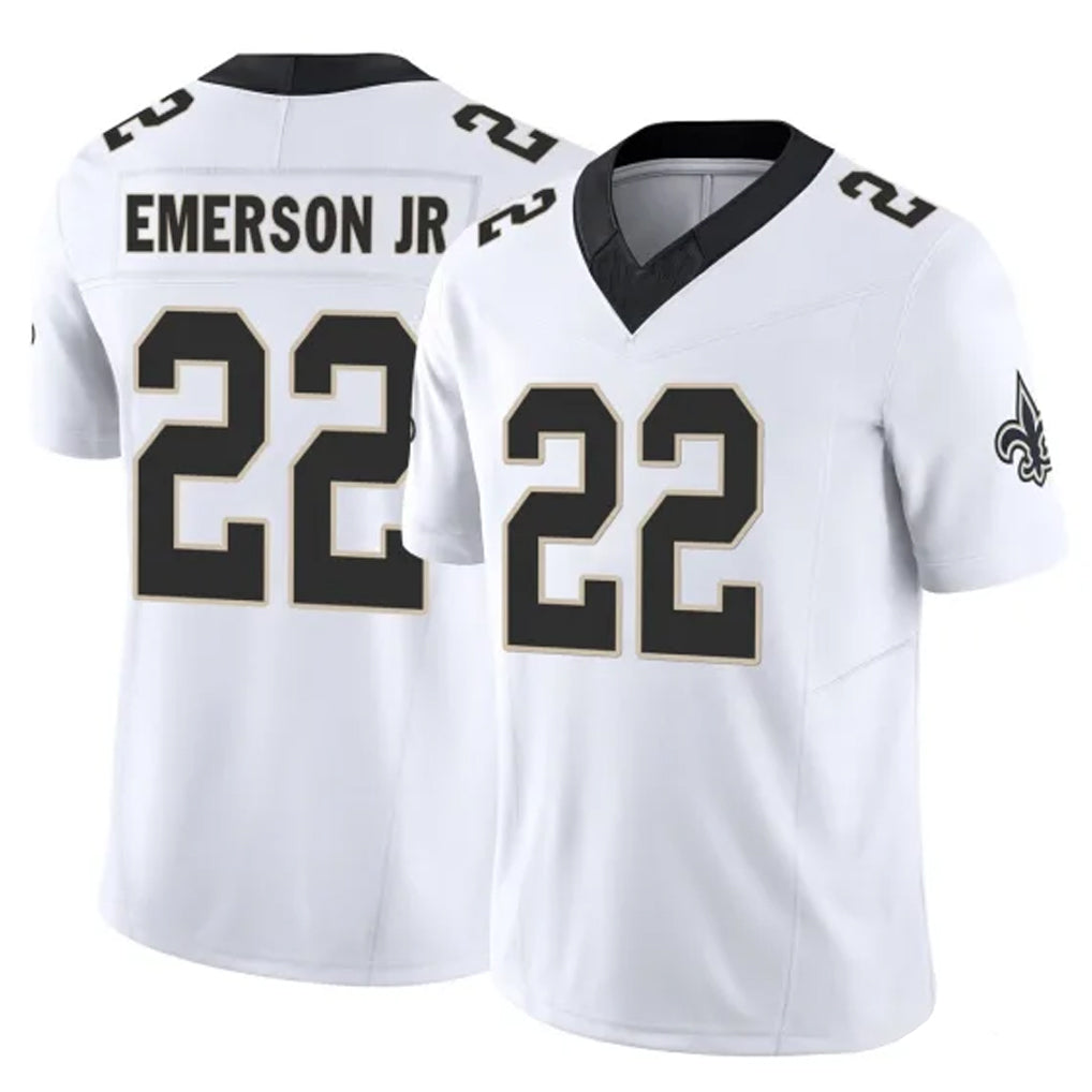 Kdoa NO.Saints #22 Martin Emerson Jr. Player White Limited Vapor F.U.S.E. Home Game Stitched Jerseys