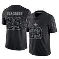Kdoa NO.Saints #23 Julian Blackmon Player Black Limited Reflective Home Game Stitched Jerseys