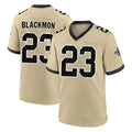 Kdoa NO.Saints #23 Julian Blackmon Player Gold Home Game Stitched Jerseys