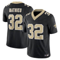 Kdoa NO.Saints #32 Tyrann Mathieu Player Black Vapor F.U.S.E. Limited Stitched Jerseys