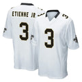 Kdoa NO.Saints #3 Travis Etienne Jr. Player White Home Game Stitched Jerseys