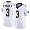 Kdoa NO.Saints #3 Travis Etienne Jr. Player White Limited Vapor F.U.S.E. Home Game Stitched Jerseys