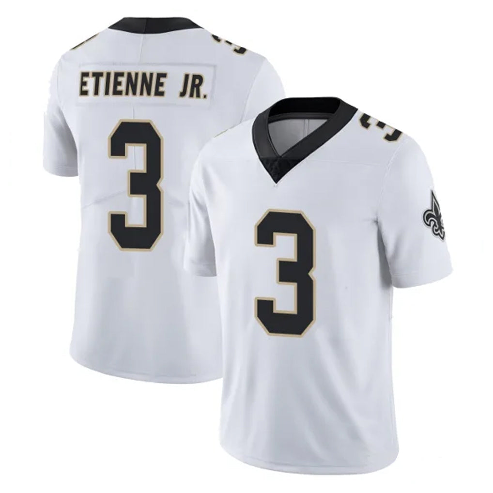 Kdoa NO.Saints #3 Travis Etienne Jr. Player White Limited Vapor Untouchable Home Game Stitched Jerseys