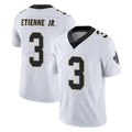 Kdoa NO.Saints #3 Travis Etienne Jr. Player White Limited Vapor Untouchable Home Game Stitched Jerseys