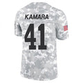 Kdoa NO.Saints #41 Alvin Kamara Player Arctic Camo Salute to Service Limited Stitched Jerseys