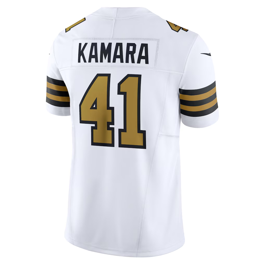 Kdoa NO.Saints #41 Alvin Kamara White Alternate Vapor F.U.S.E. Limited Stitched Jerseys
