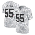 Kdoa NO.Saints #55 Kaden Elliss Player Arctic Camo Salute To Service Limited Game Stitched Jerseys