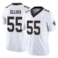Kdoa NO.Saints #55 Kaden Elliss Player White Limited Vapor F.U.S.E. Home Game Stitched Jerseys