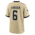 Kdoa NO.Saints #6 Tyler Shough Gold Alternate Game Player Stitched Jerseys