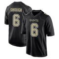 Kdoa NO.Saints #6 Tyler Shough Player Black Carbon Fashion Home Game Stitched Jerseys