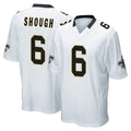 Kdoa NO.Saints #6 Tyler Shough Player White Home Game Stitched Jerseys