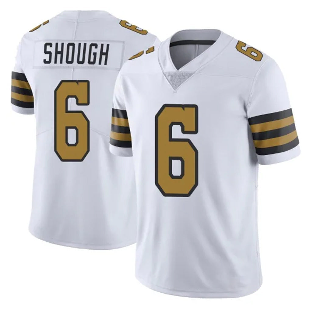Kdoa NO.Saints #6 Tyler Shough Player White Limited Color Rush Home Game Stitched Jerseys