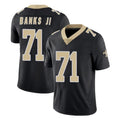 Kdoa NO.Saints #71 Kelvin Banks Jr. Player Black Limited Vapor Untouchable Home Game Stitched Jerseys