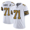 Kdoa NO.Saints #71 Kelvin Banks Jr. Player White Limited Color Rush Home Game Stitched Jerseys