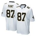Kdoa NO.Saints #87 Noah Fant Player White Home Game Stitched Jerseys
