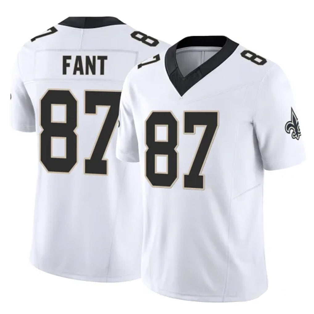 Kdoa NO.Saints #87 Noah Fant Player White Limited Vapor F.U.S.E. Home Game Stitched Jerseys