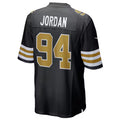 Kdoa NO.Saints #94 Cameron Jordan Player Black Alternate Game Stitched Jerseys