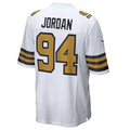 Kdoa NO.Saints #94 Cameron Jordan White Alternate Game Stitched American Stitched Jersey
