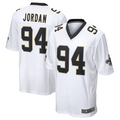 Kdoa NO.Saints #94 Cameron Jordan White Game Stitched American Stitched Jerseys
