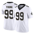 Kdoa NO.Saints #99 Chase Young Player White Limited Vapor F.U.S.E. Home Game Stitched Jerseys