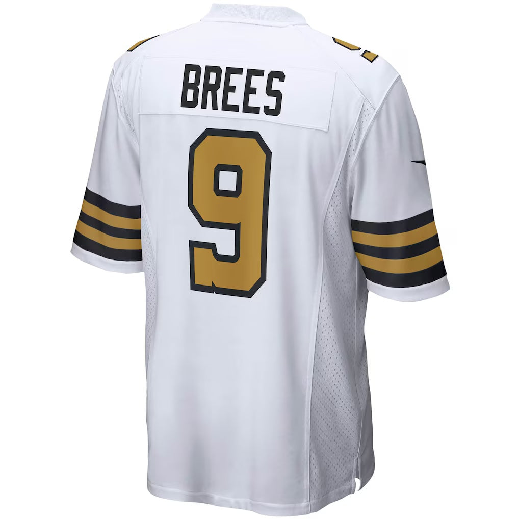 Kdoa NO.Saints #9 Drew Brees White Alternate Game Stitched Jerseys