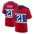 Kdoa NY.Giants #21 Paulson Adebo Player Red Century Home Game Stitched Jerseys