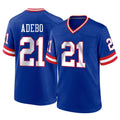 Kdoa NY.Giants #21 Paulson Adebo Player Royal Classic Home Game Stitched Jerseys