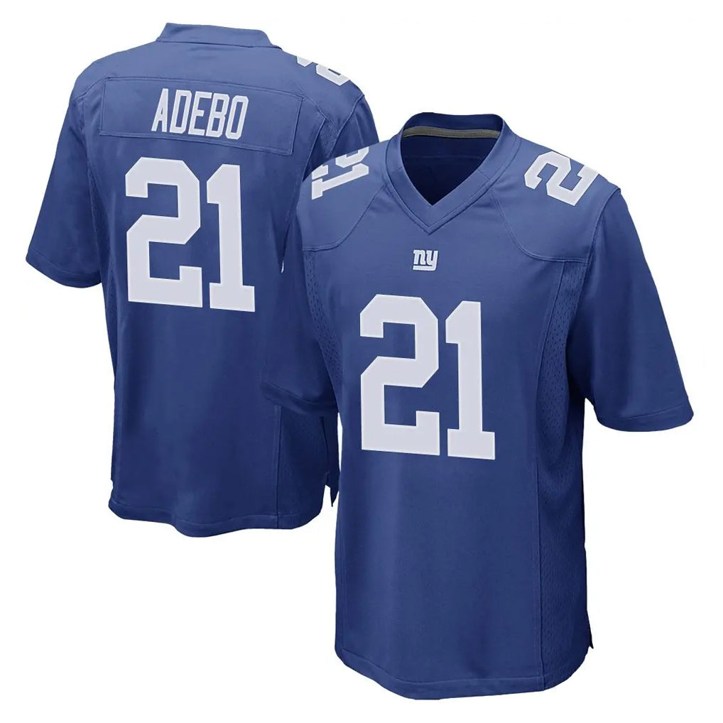 Kdoa NY.Giants #21 Paulson Adebo Player Royal Home Game Stitched Jerseys