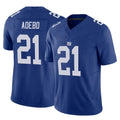 Kdoa NY.Giants #21 Paulson Adebo Player Royal Limited Vapor F.U.S.E. Home Game Stitched Jerseys