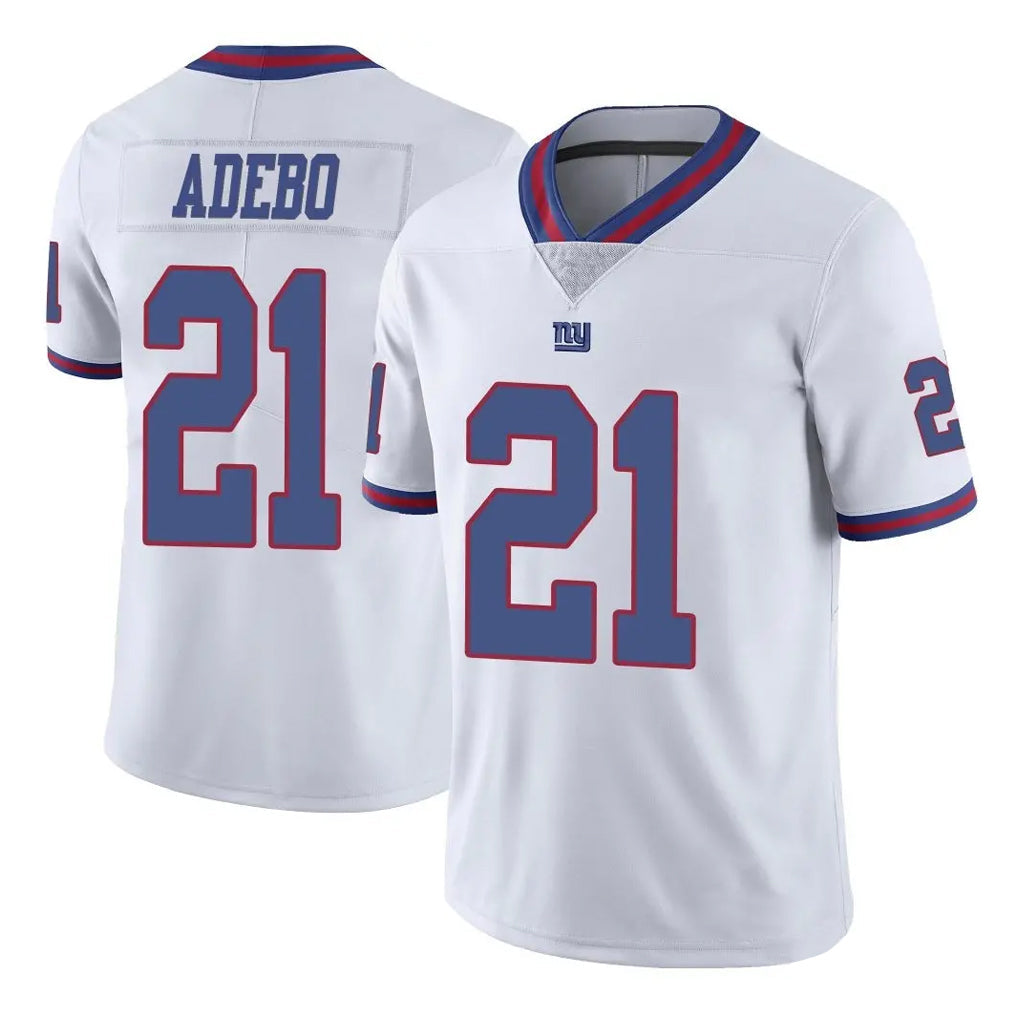 Kdoa NY.Giants #21 Paulson Adebo Player White Color Rush Home Game Stitched Jerseys