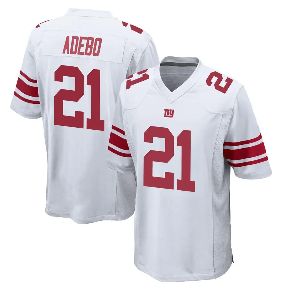 Kdoa NY.Giants #21 Paulson Adebo Player White Home Game Stitched Jerseys