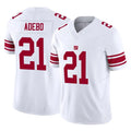 Kdoa NY.Giants #21 Paulson Adebo Player White Limited Vapor F.U.S.E. Home Game Stitched Jerseys
