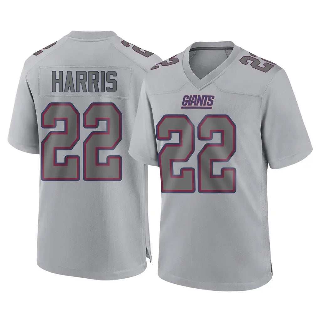 Kdoa NY.Giants #22 Najee Harris Player Gray Atmosphere Fashion Limited Game Stitched Jerseys