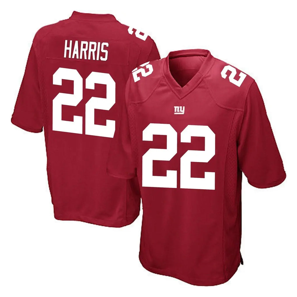 Kdoa NY.Giants #22 Najee Harris Player Red Home Game Stitched Jerseys