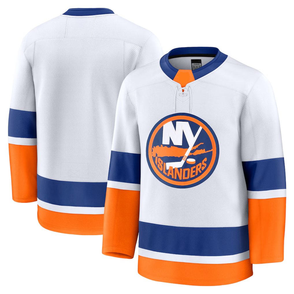 Kdoa NY.Islanders White Away Premium Jerseys