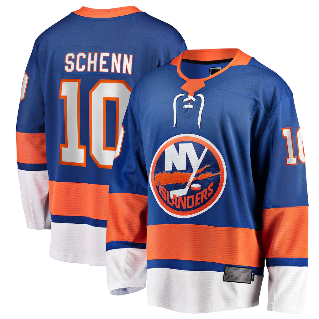 Kdoa NY.Islanders #10 Brayden Schenn Blue Home Breakaway Jerseys