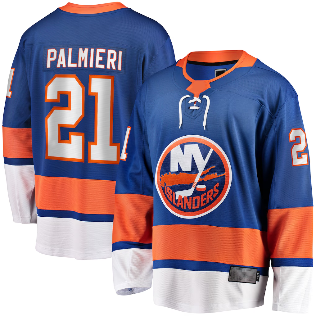 Kdoa NY.Islanders #21 Kyle Palmieri Royal Home Breakaway Replica Jerseys